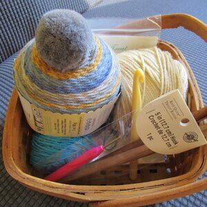 Yarn Crafter Gift Basket
